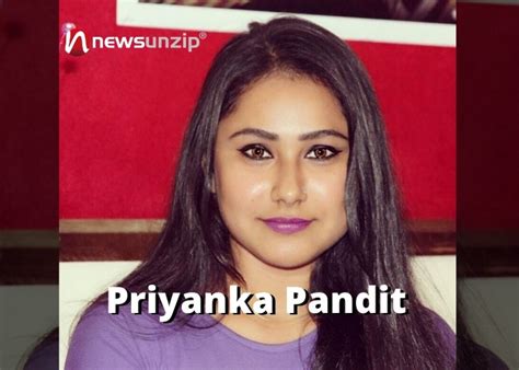 who is priyanka pandit|priyanka pandit news.